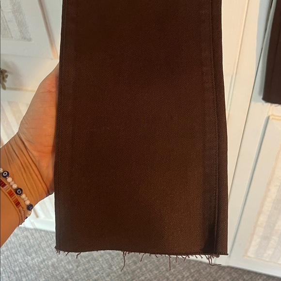 Frank & Eileen Cork Everyday Jeans in Waxed Denim chocolate size 26 NWOT - Picture 5 of 9